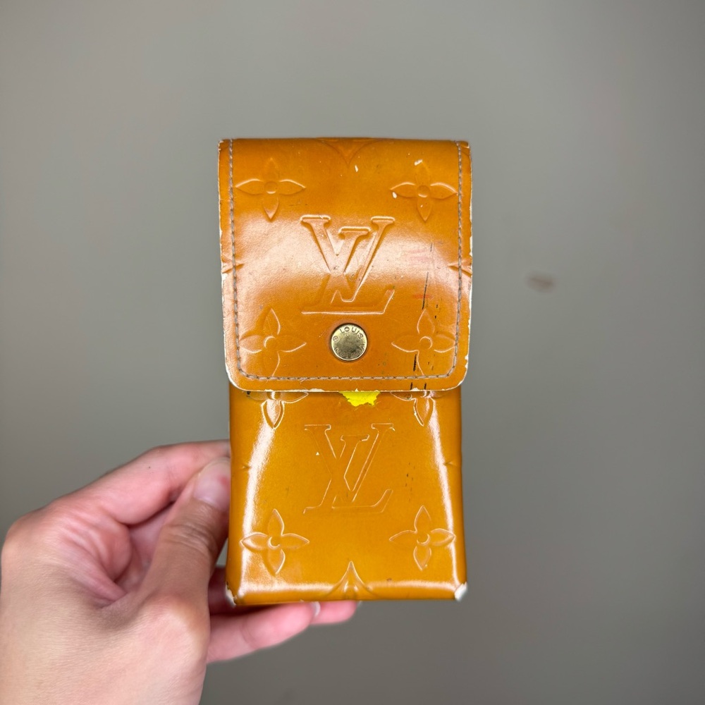 Louis Vuitton Vernis Yellow-Orange Monogram